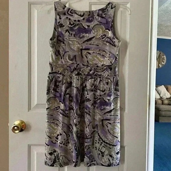 MICHAEL Michael KORS P/S PURPLE BLACK PA DESIGNS & POCKETS ON EACH SIDE - Picture 1 of 6